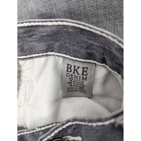 Buckle BKE Derek Men's Gray Regular Medium Wash Flex Denim Jeans, 33 XL, 34" - Picture 11 of 13